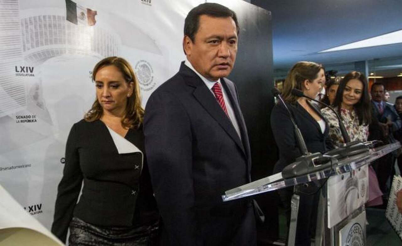 El coordinador del Grupo Parlamentario del PRI, en el Senado de la República, Miguel Ángel Osorio Chong. FOTO: ARCHIVO | CUARTOSCURO