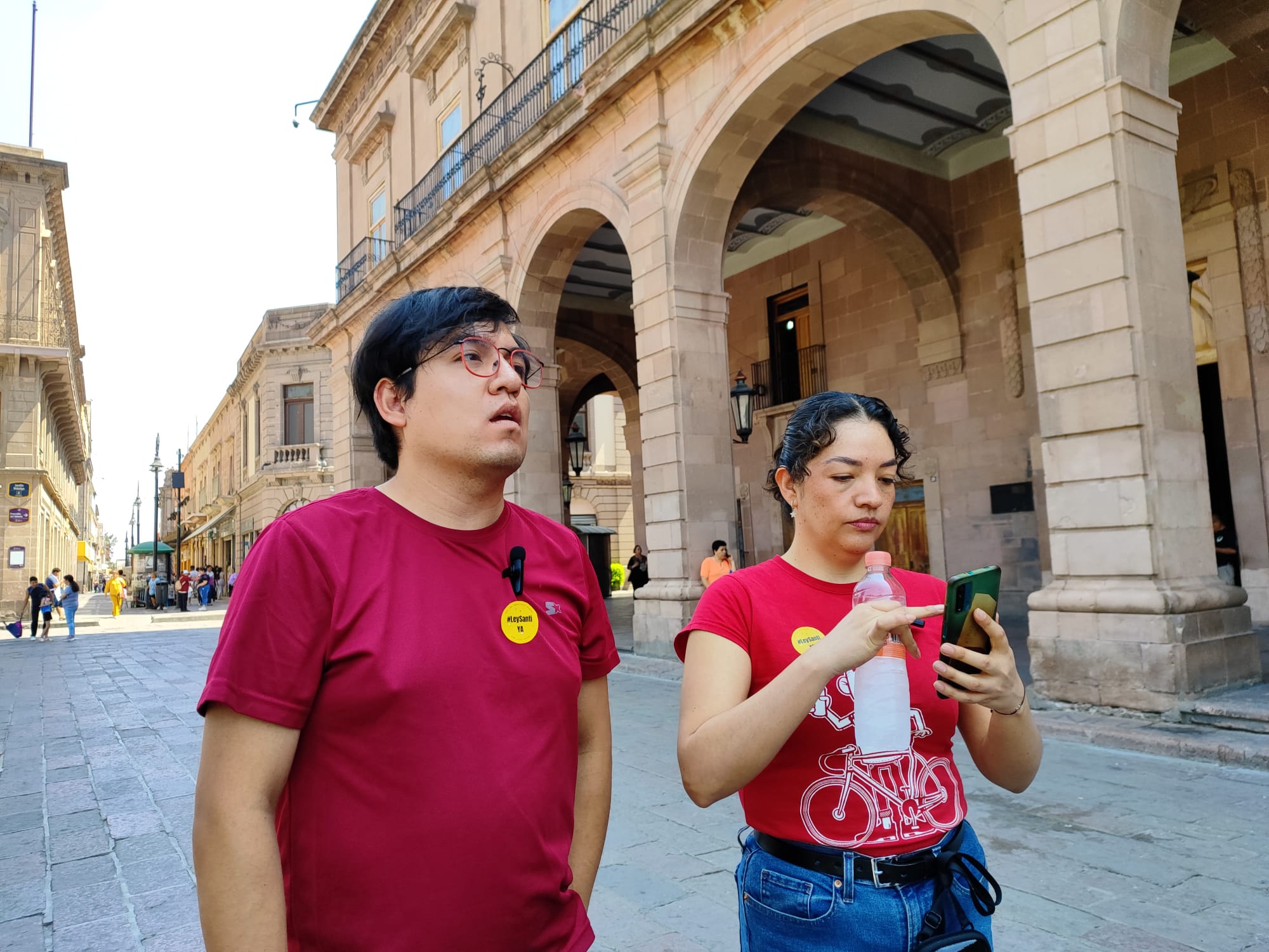 Colectivos ciclistas presentan agenda de movilidad para SLP. Foto: Regina Arellano