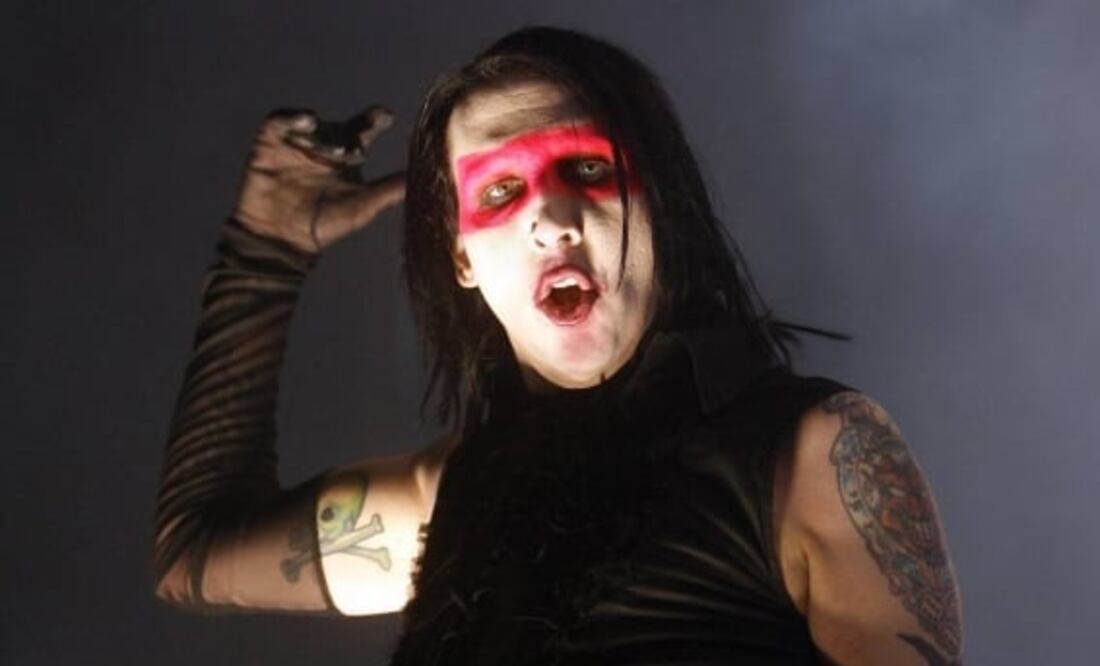 Marilyn Manson en la Fenapo. Foto: Archivo