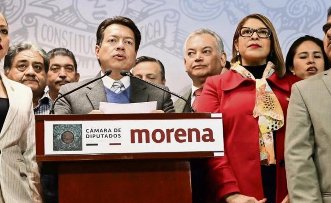 Mario Delgado, coordinador de Morena en la Cámara de Diputados, rechazó las críticas contra la Guardia Nacional que aseguran que ésta militarizará al país. JUAN CARLOS REYES/EL UNIVERSAL