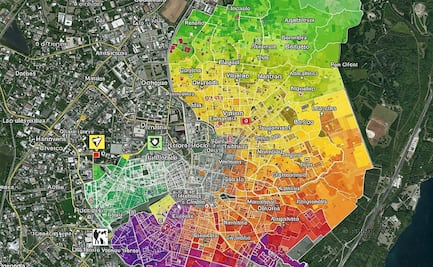 ¿Cuáles son las colonias más seguras de la capital de San Luis Potosí, según la IA?