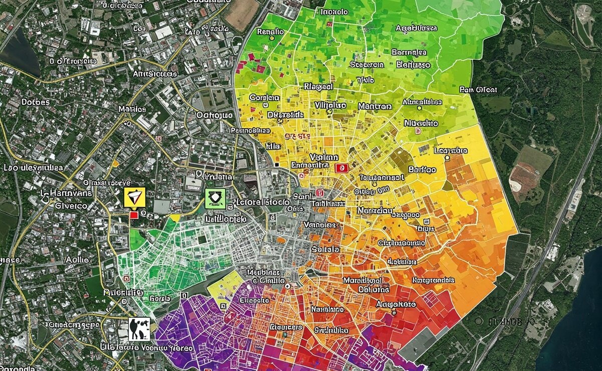 ¿Cuáles son las colonias más seguras de la capital de San Luis Potosí, según la IA?