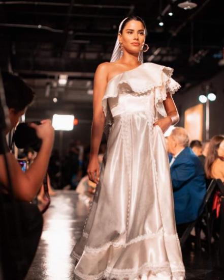 María Mía, la colección de Benito Santos que hace homenaje al rebozo artesanal de Santa María del Río