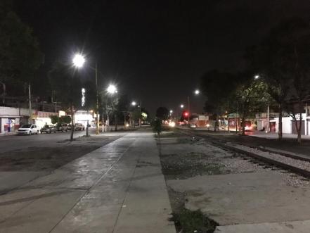 Falta de iluminación en Industrial Aviación provoca robos