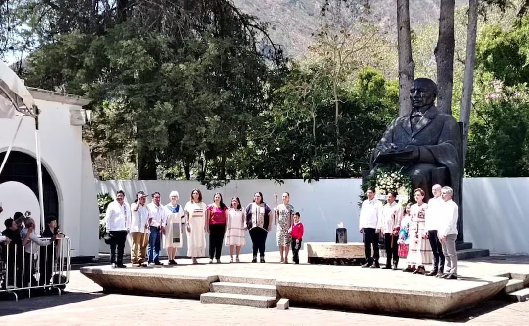 Claudia Sheinbaum en Guelatao, Oaxaca. Foto: Eduardo Dina