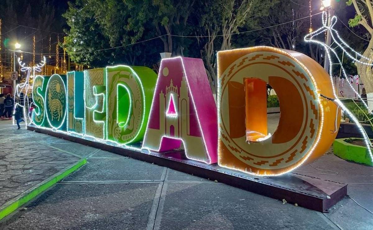 ¡Brilla Soledad! Árbol monumental y decoraciones llegan al municipio para abrir la temporada navideña