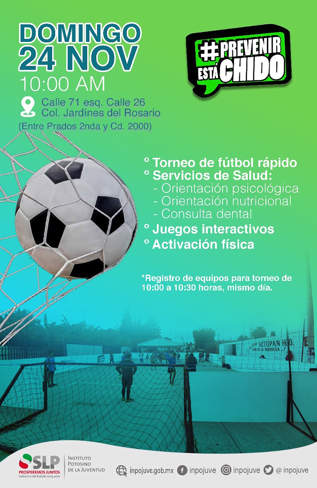 “Prevenir está chido en tu colonia” llegará a Prados