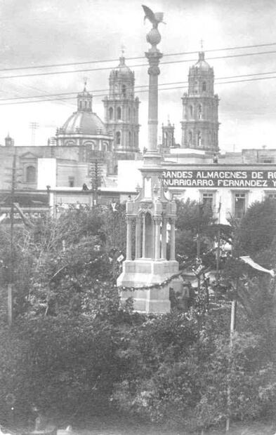 Falla geológica ha dañado Columna de la Independencia en SLP; será reestructurada