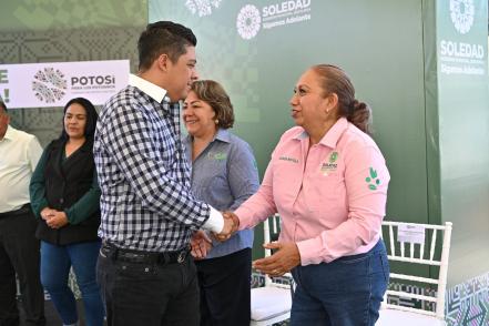 Ricardo Gallardo pone en marcha rehabilitación de fraccionamiento en Soledad; invertirán 15 mdp