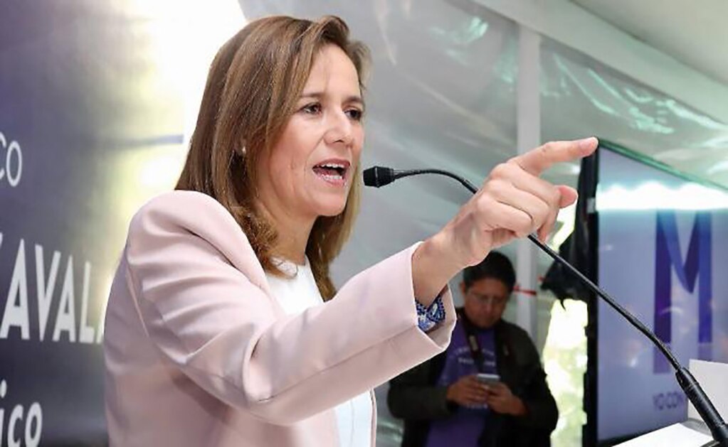 La aspirante a la presidencia dijo que que ninguno de los precandidatos de las coaliciones le gana en el tema de integridad. Foto: Berenice Fregoso/EL UNIVERSAL