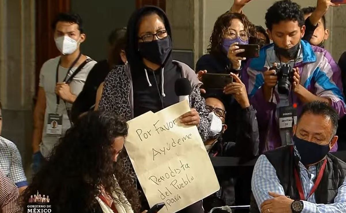 Ana Dora Cabrera. Lo que sabemos del caso de la periodista que pidió ayuda en conferencia de AMLO