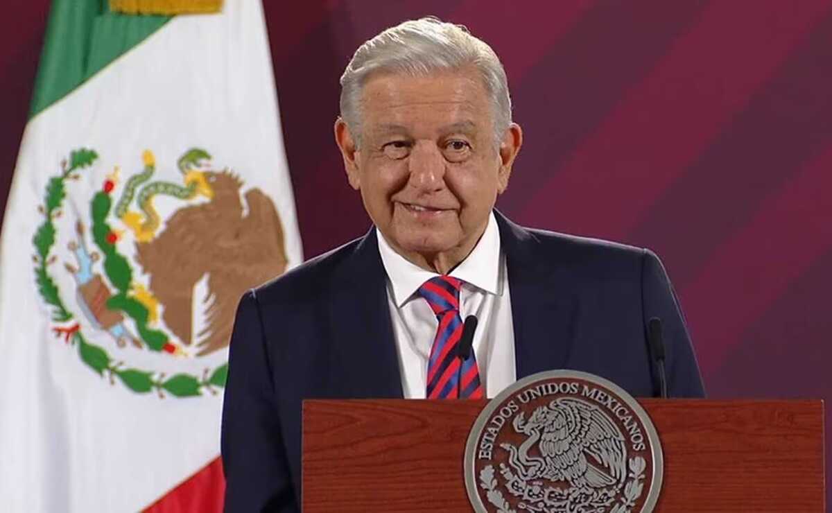 Andrés Manuel López Obrador en conferencia mañanera