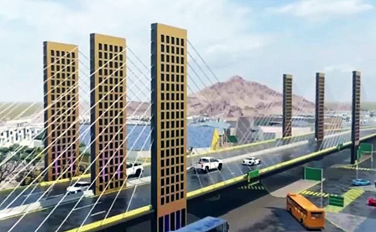 Este es el circuito de puentes atirantados en San Luis Potosí