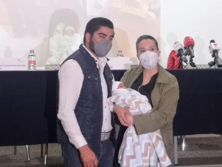 Él es “Ray”, el primer bebé de SLP y del mundo que produce anticuerpos contra el Covid