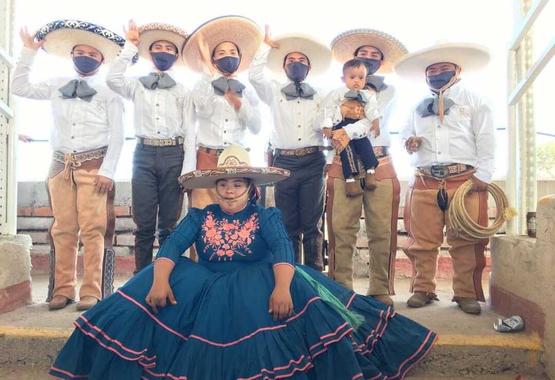 Charros 21. El equipo potosino integrado por niños, niñas y jóvenes con síndrome de Dawn. Foto: Especial