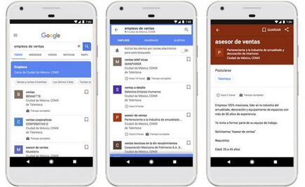 Google Empleos ya está disponible en México