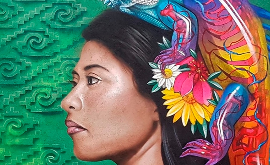 El mural de Yalitza Aparicio en la CDMX