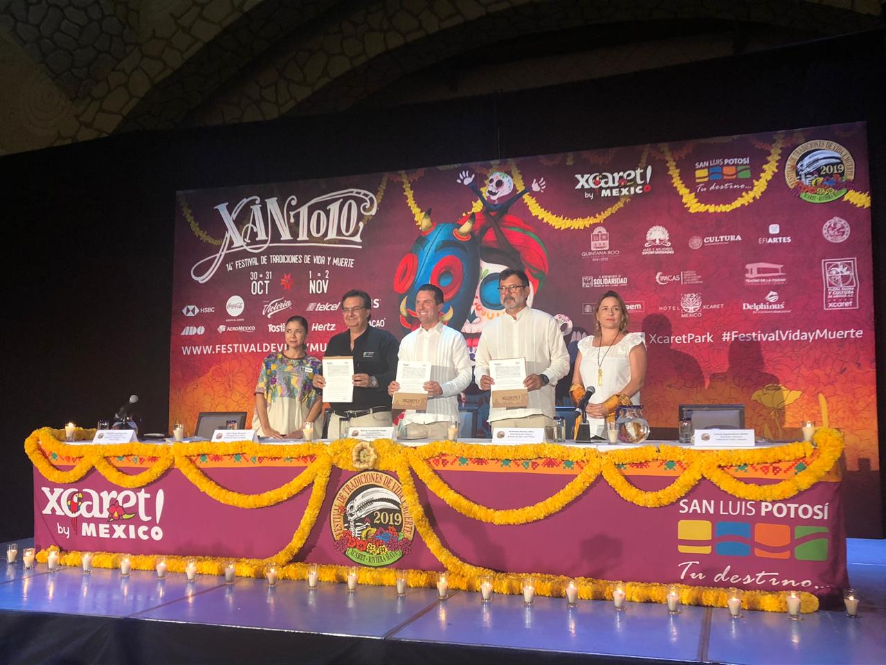 Invitan a SLP a la 14°edición del festival Vida y Muerte de Xcaret