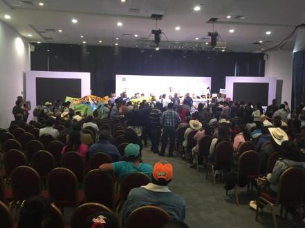 Se manifiestan en foro Construyendo la Nueva Ley de Aguas Nacionales