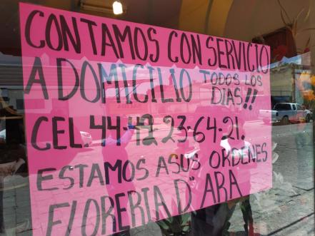 Desolador Día de las madres para las florerías de la capital