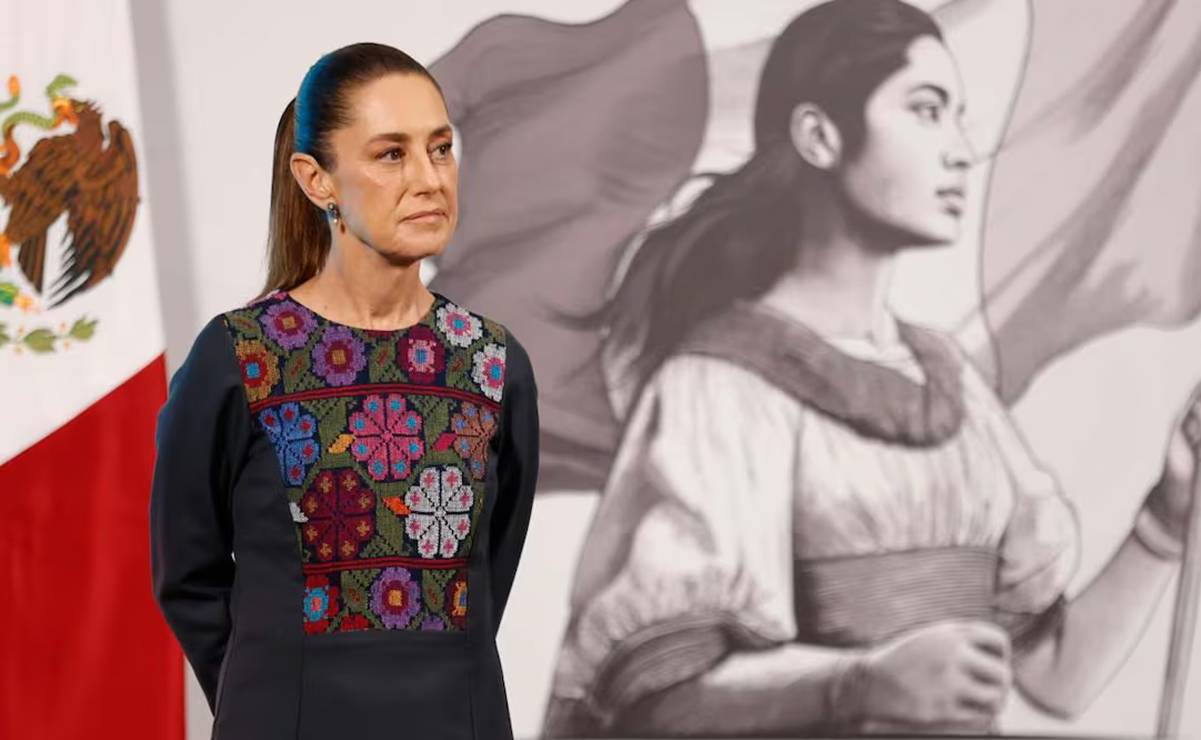 La Presidenta señaló que le toca a la Fiscalía General de la CDMX realizar toda la investigación sobre esta explosión. Foto: Diego Simón / EL UNIVERSAL