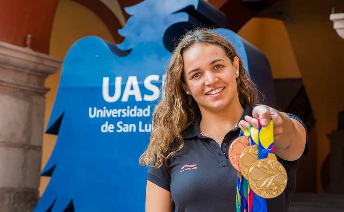 María José Mata Cocco, la potosina ganadora del Premio Estatal del Deporte 2022. Foto: Especial