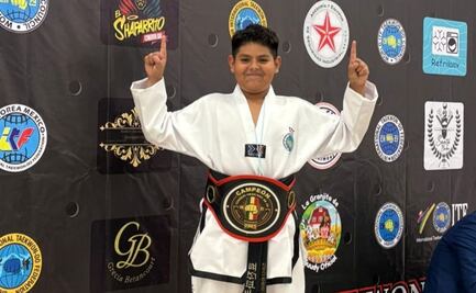 Joven potosino pide ayuda para llegar Campeonato Mundial de Taekwondo ITF en Argentina