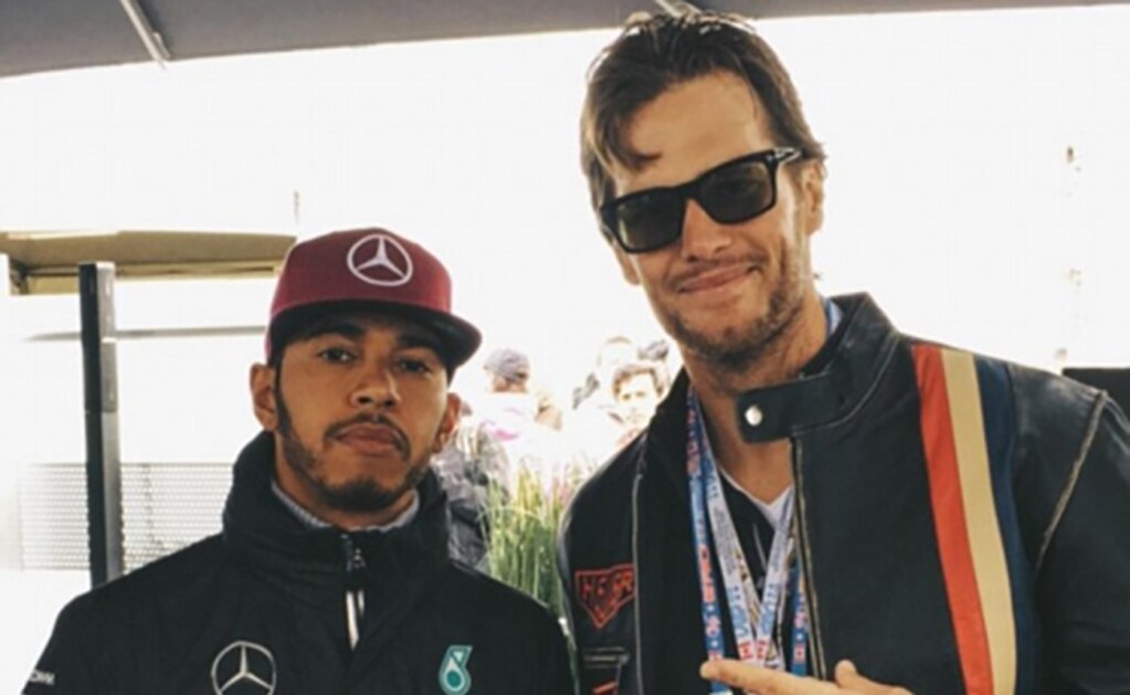Elogia Tom Brady a su vecino, Lewis Hamilton