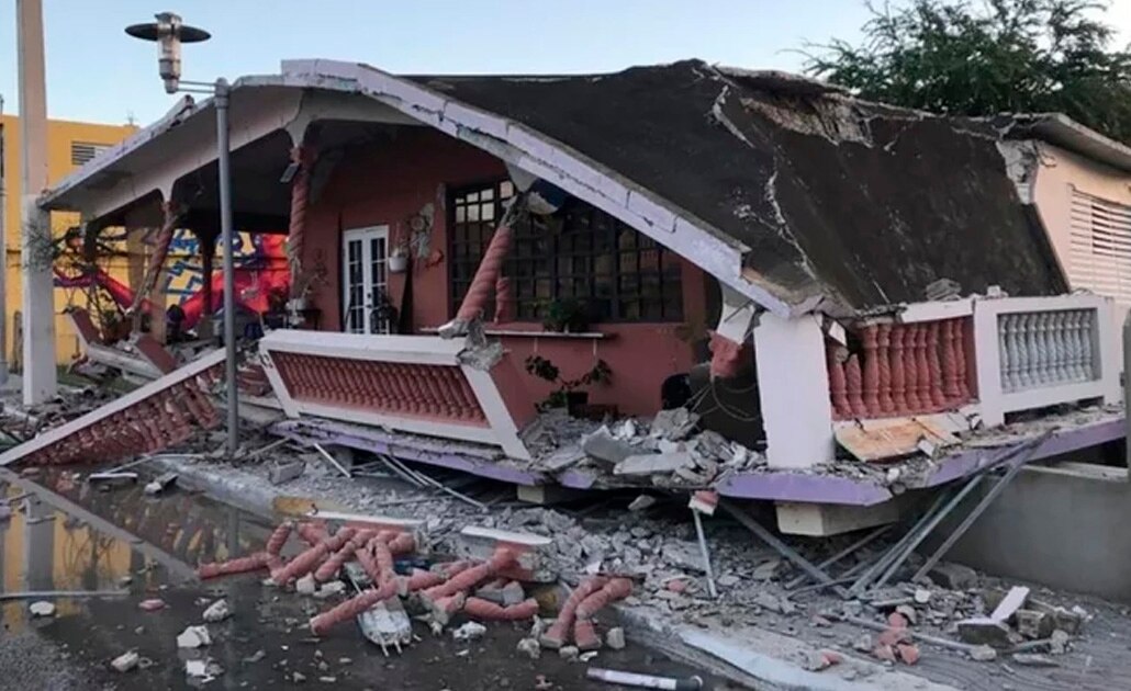Las impactantes fotos de los daños causados por el sismo de 6.4 en Puerto Rico