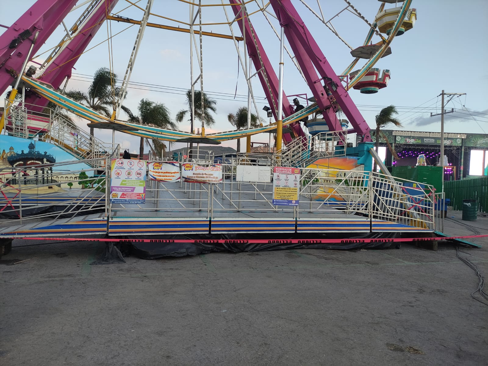 La zona de la tragedia fue cerrada algunas horas