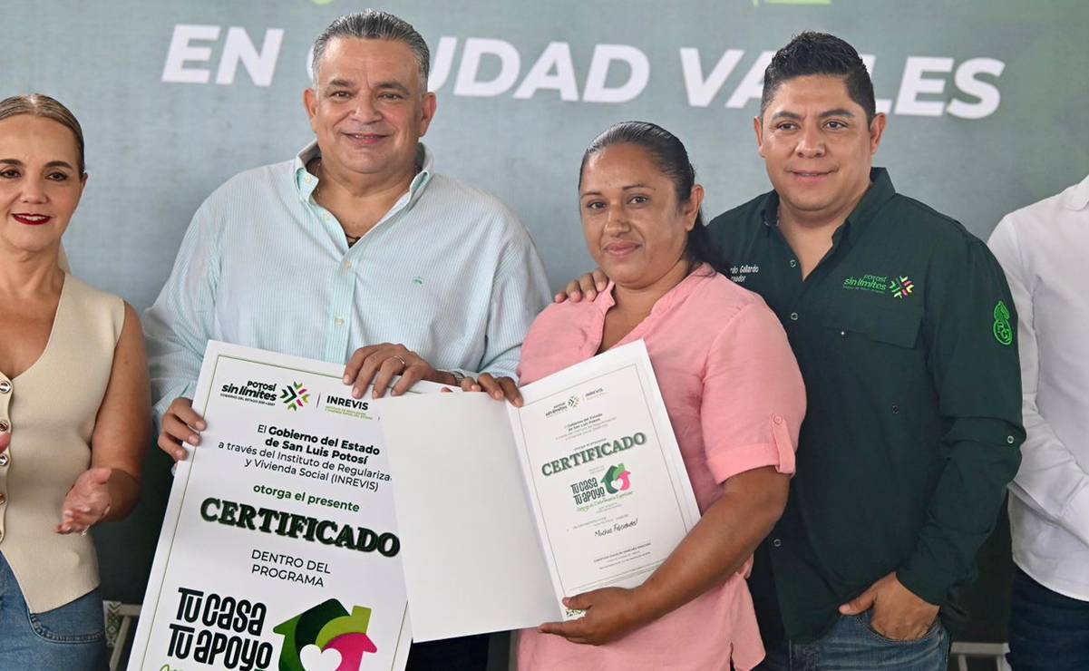 Terrenos gratuitos: Entregan 3 mil lotes a familias en Ciudad Valles, SLP