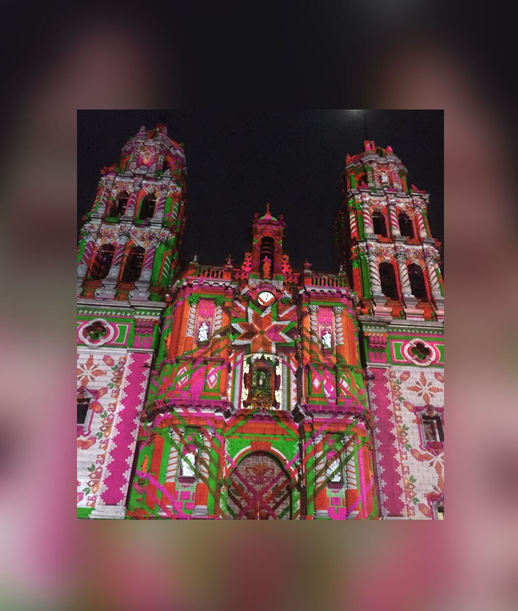 Potosinos y turistas disfrutan de la Fiesta de Luz en SLP 