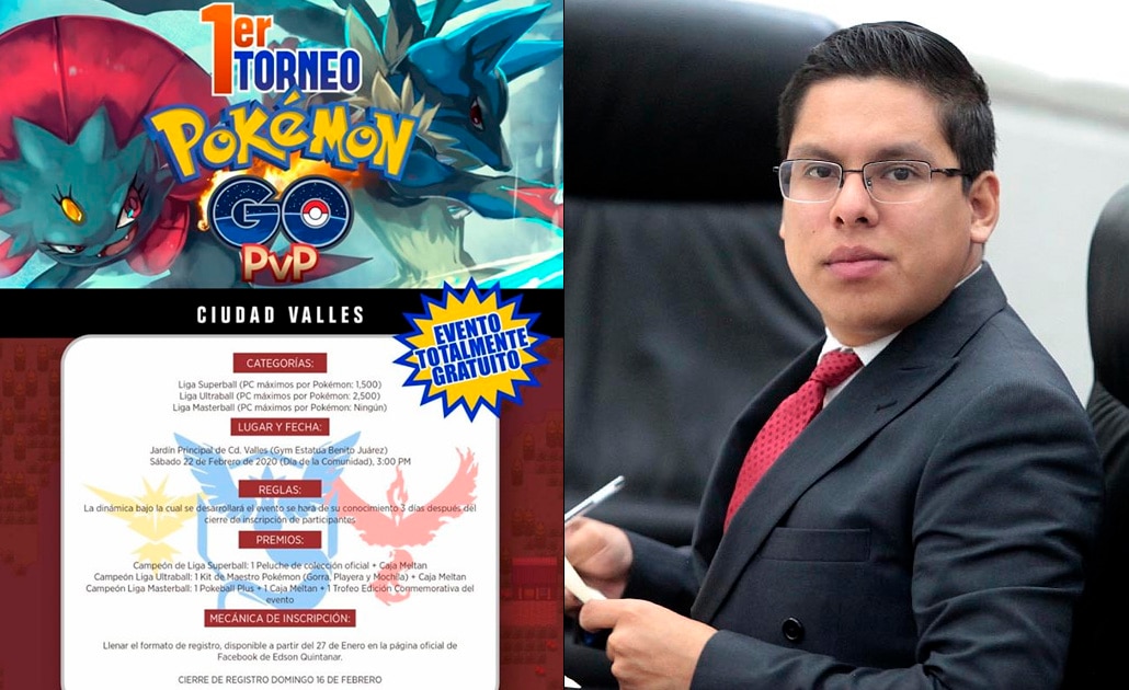 Diputado de SLP organiza torneo de Pokémon Go en Ciudad Valles