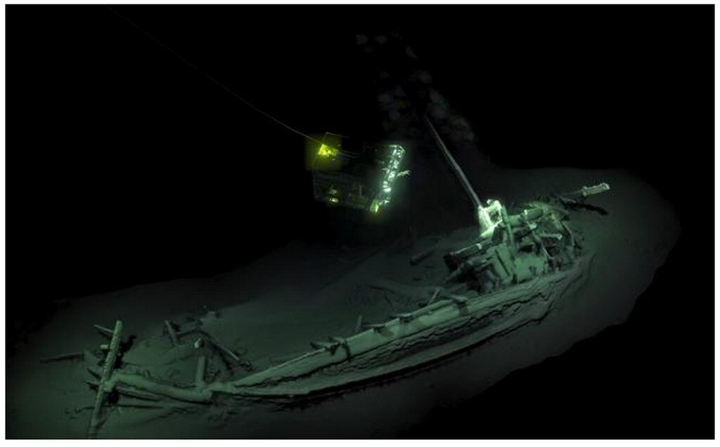  Hallan en el Mar Negro barco hundido hace más de 2 mil 400 años