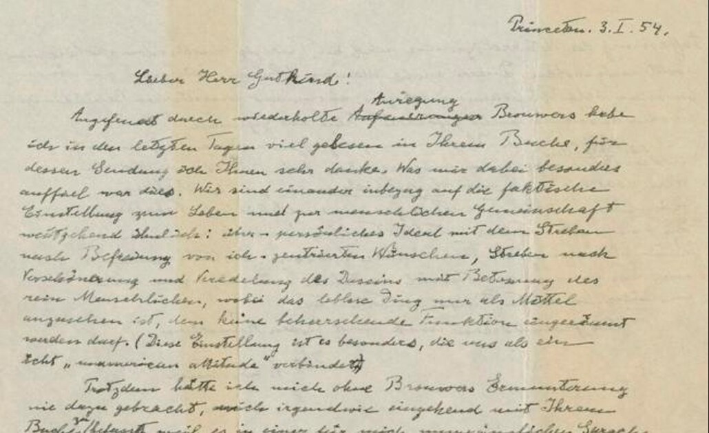 Famosa carta de Einstein en la que dice que Dios es producto de la "debilidad humana" se subastó por 2.9 mdd