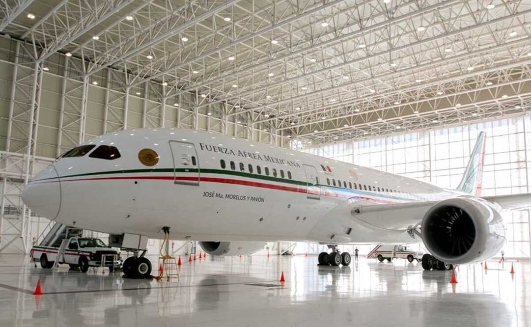 ¡Adiós! Avión presidencial deja México; va rumbo a República de Tayikistán. Foto: Archivo EL UNIVERSAL