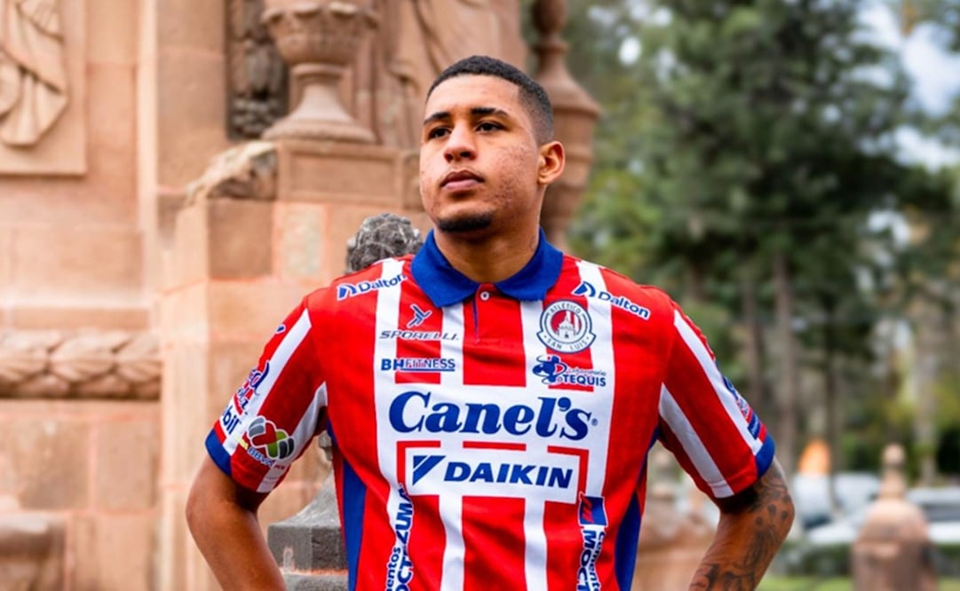 Yan Phillipe Oliveira Lemos, futbolista brasileño, sale del Atlético de San Luis. Foto: Especial