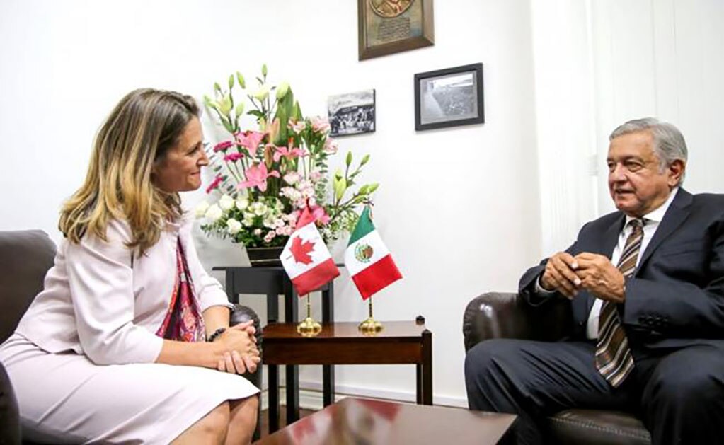 AMLO propone a Canadá mayor inversión, más allá del TLCAN