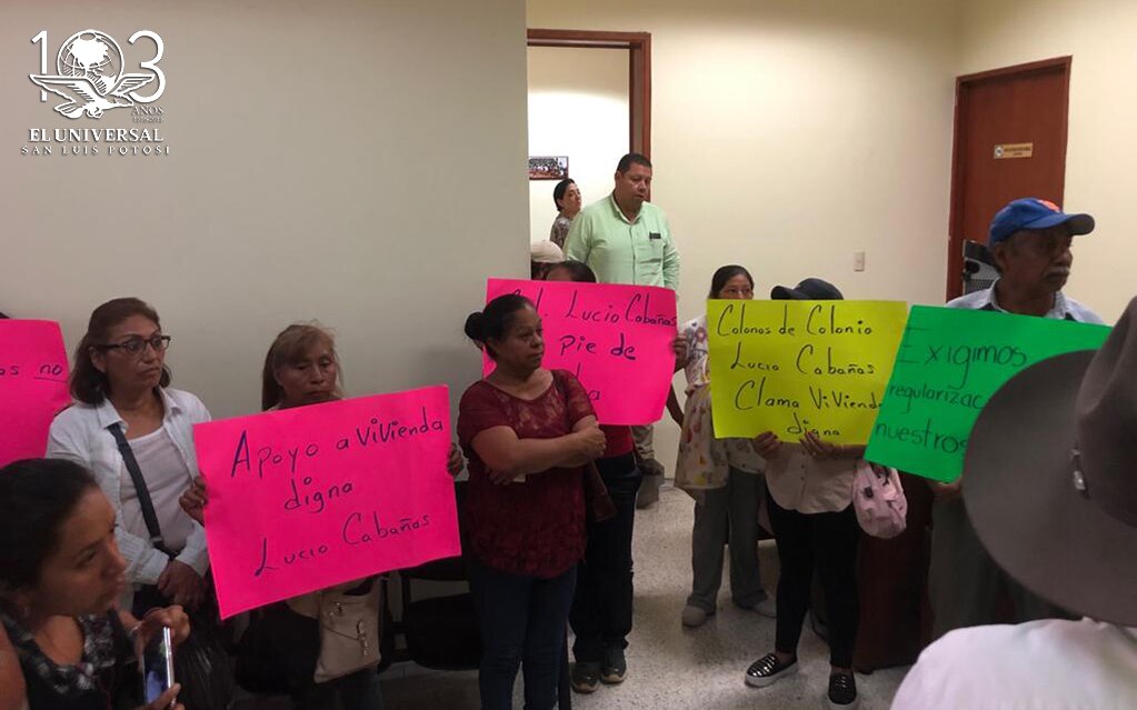 Piden intervención del Congreso para regular predios en colonia Lucio Cabañas