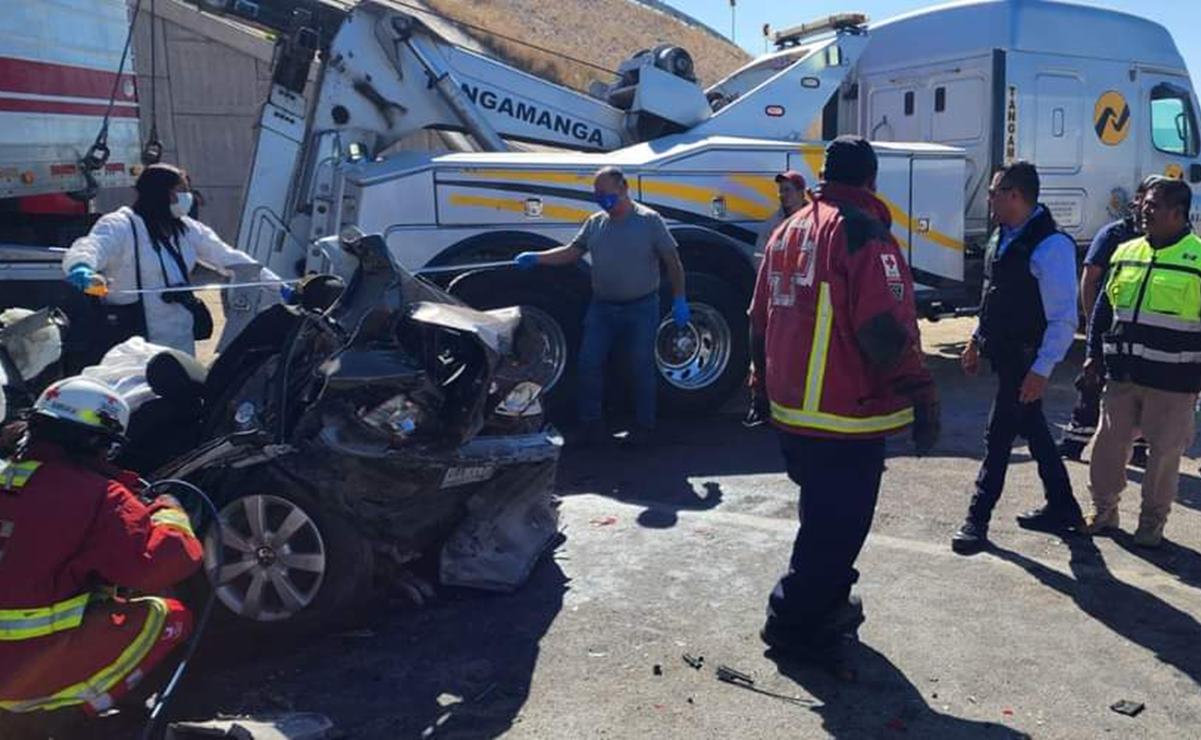 Una persona sin vida y 8 lesionados deja carambola en la carretera Matehuala-San Luis