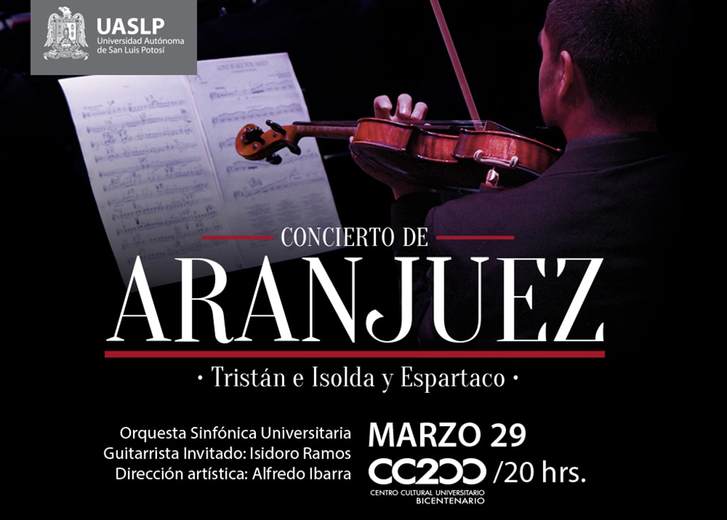 Preparan concierto de Aranjuez, Tristán e Isolda y Espartaco
