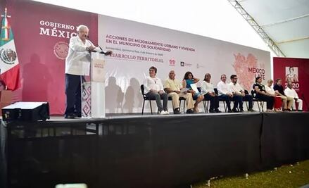 Promete AMLO resolver problema de tenencia de la tierra en Solidaridad, Qroo