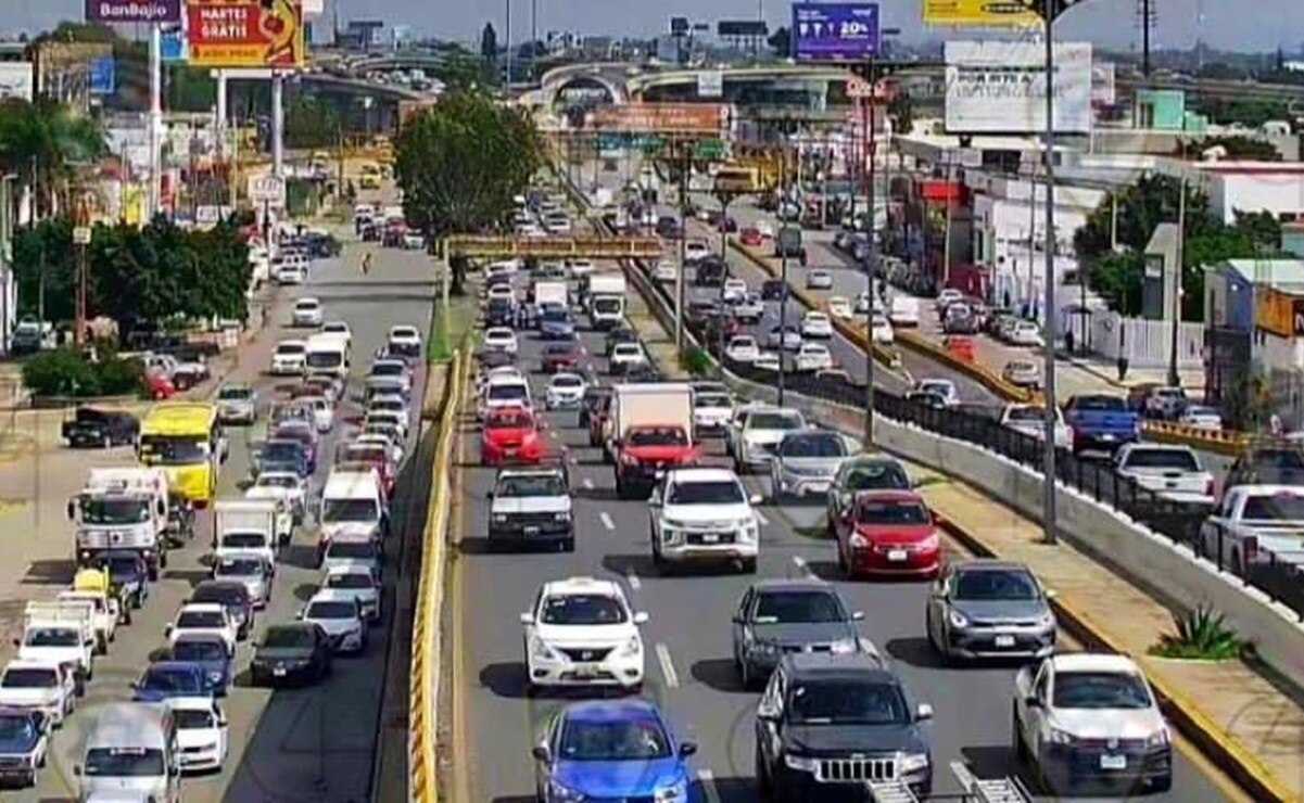 Cierre de Río Santiago colapsa movilidad en zona metropolitana de San Luis Potosí 