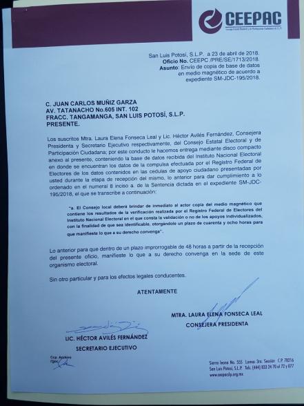 Otro independiente podría entrar a elección de diputados locales