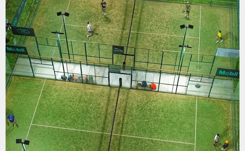 Canchas de tenis de Club Campestre. Foto: FB, Club Campestre de San Luis