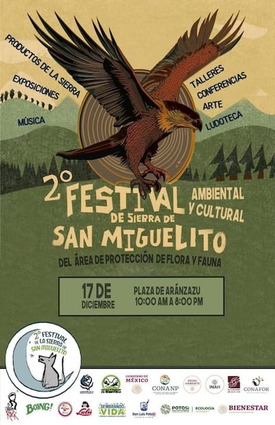 En defensa de la Sierra de San Miguelito organizan Festival en SLP. Foto: Especial