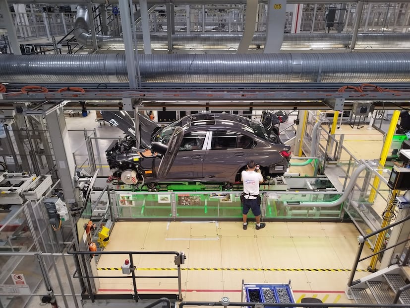 Planta armadora de BMW en San Luis Potosí. Foto: Nancy Lizet Hernández