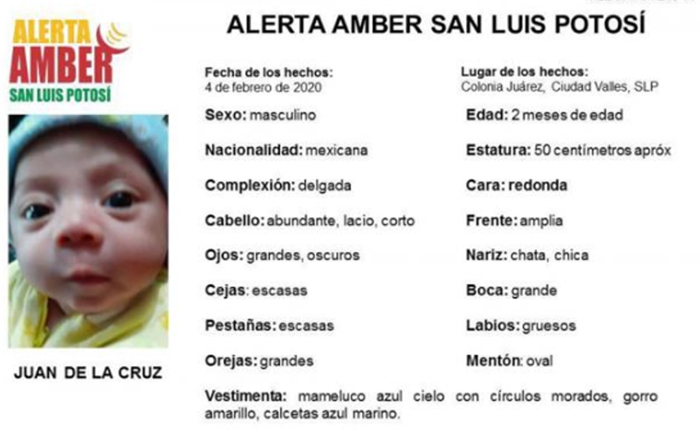 Investigan probable robo de infante en Ciudad Valles 