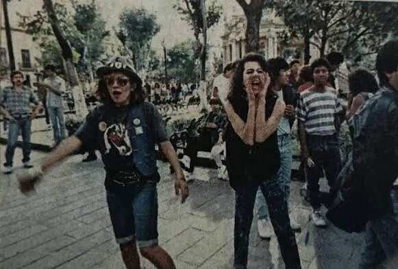 Protestan por la cancelación del concierto de Black Sabbath en SLP. Foto: Archivo periodístico