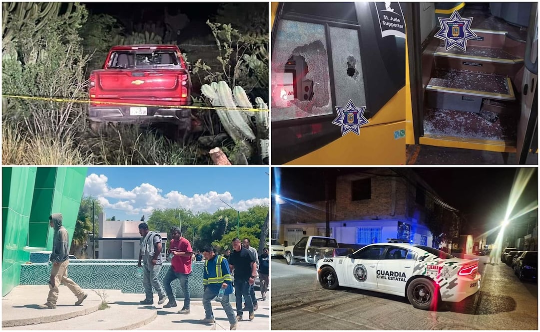 Hechos violentos en el Altiplano potosino. Fotos: Archivo